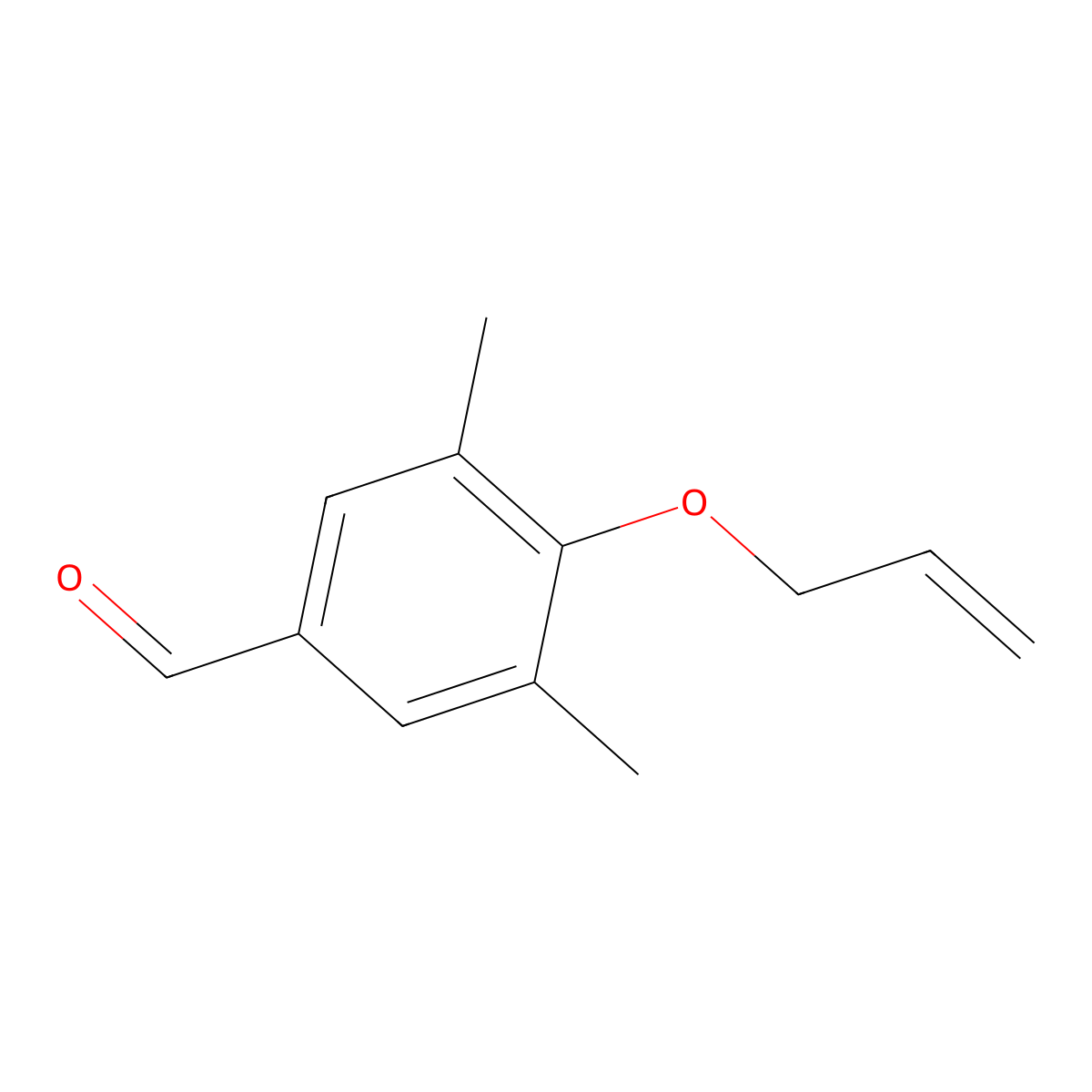 4-(Allyloxy)-3,5-dimethylbenzaldehyde molecular structure, CAS 1039883-89-0