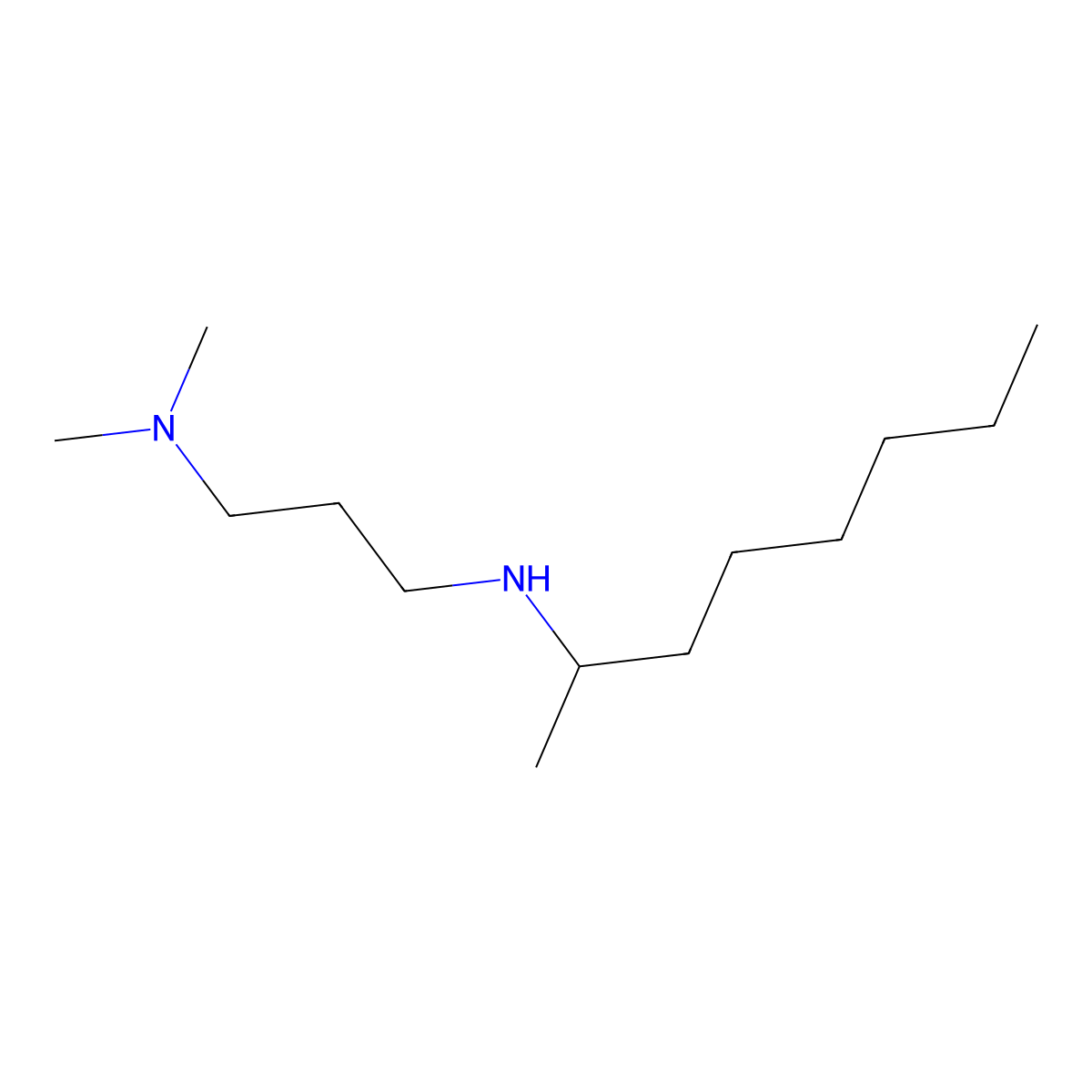 [3-(Dimethylamino)propyl](octan-2-yl)amine molecular structure, CAS 1039888-30-6