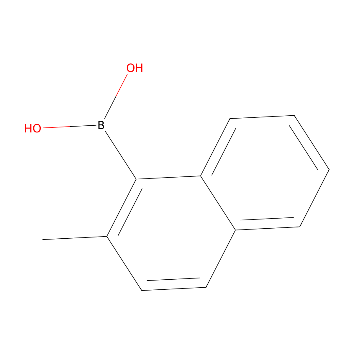 (2-methylnaphthalen-1-yl)boronic Acid molecular structure, CAS 103989-84-0