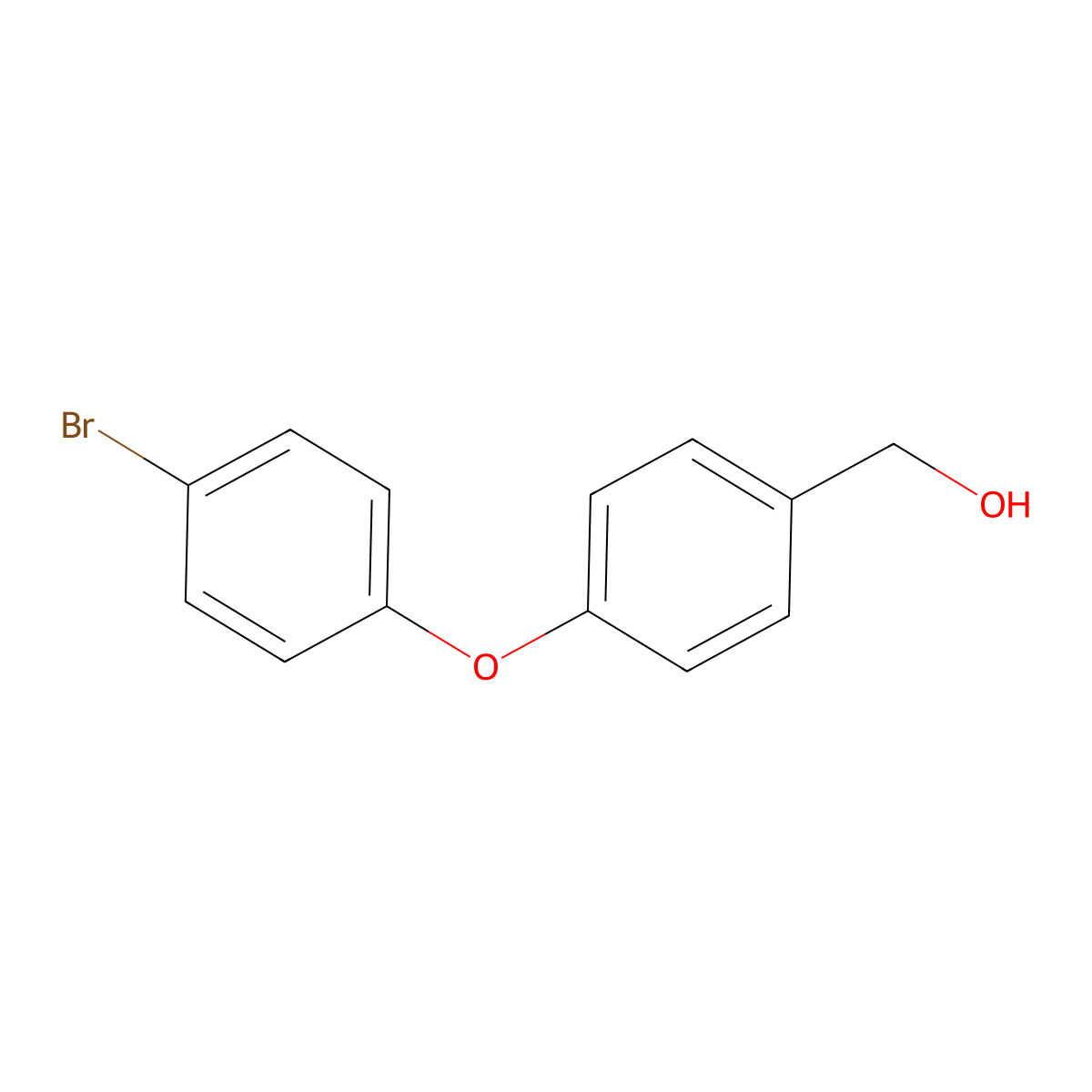 [4-(4-Bromophenoxy)phenyl]methanol molecular structure, CAS 1039899-07-4