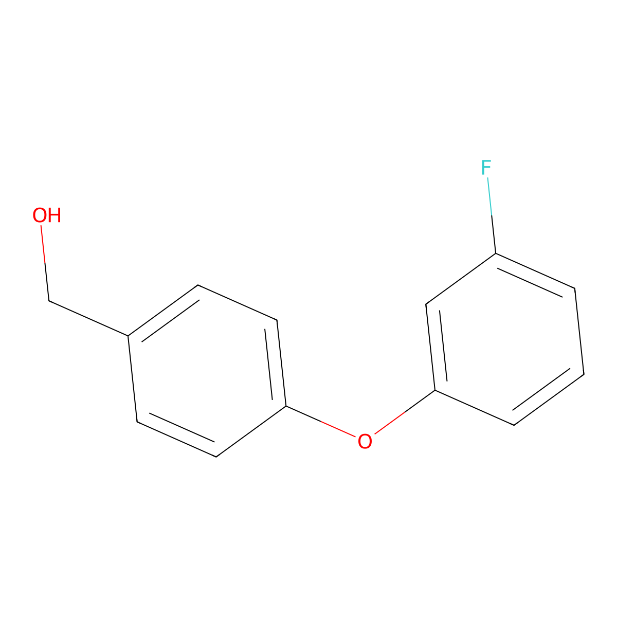 [4-(3-Fluorophenoxy)phenyl]methanol molecular structure, CAS 1039900-00-9