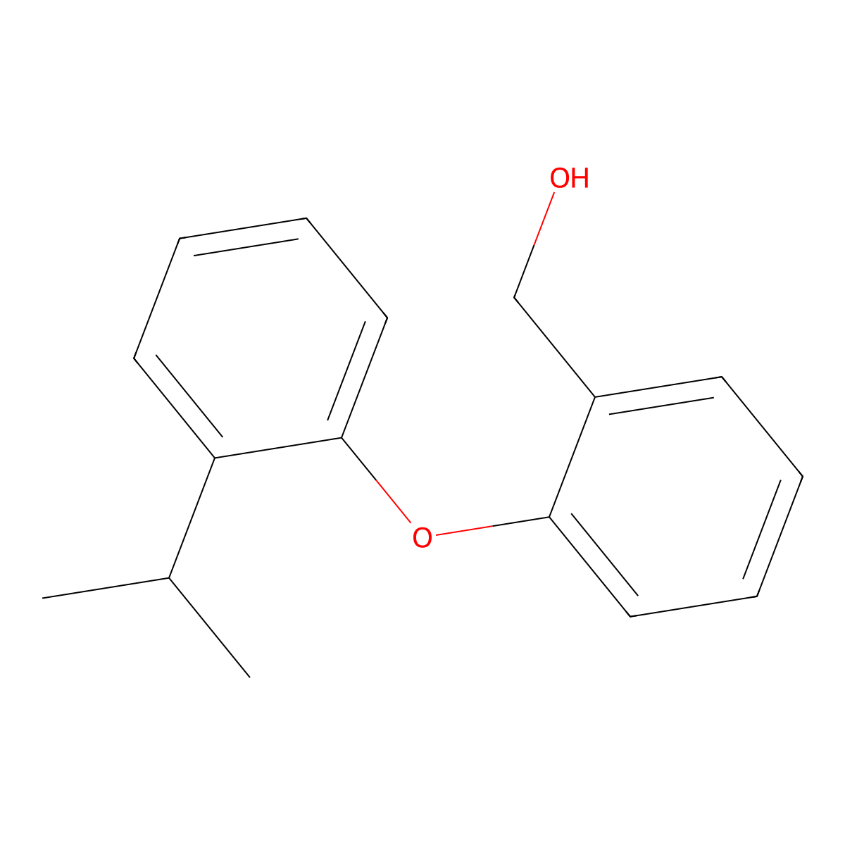[2-(2-Isopropylphenoxy)phenyl]methanol molecular structure, CAS 1039900-53-2