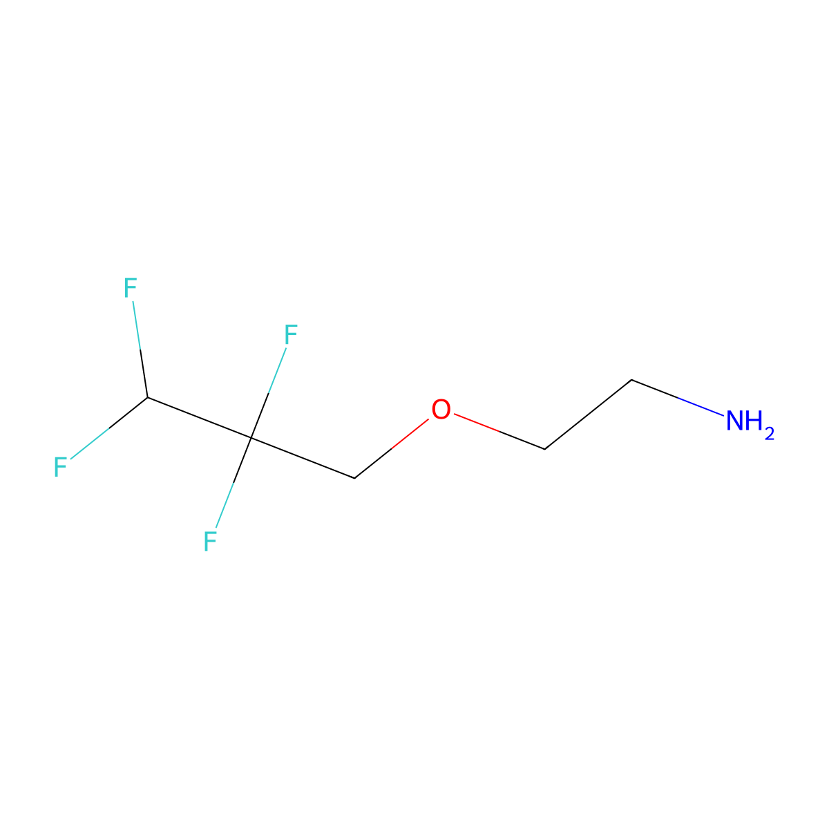 2-(2,2,3,3-Tetrafluoropropoxy)ethan-1-amine molecular structure, CAS 1039913-58-0