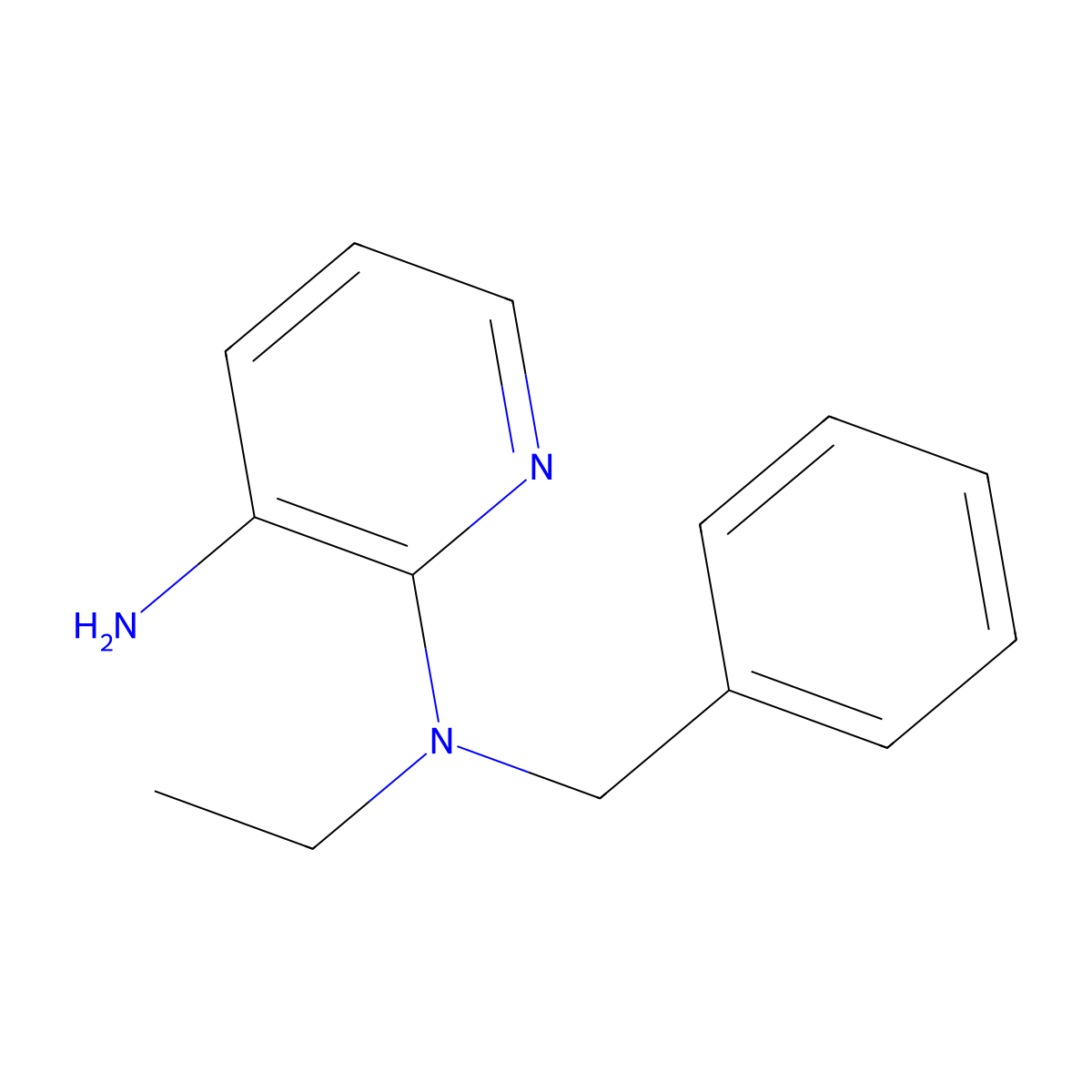 N2-Benzyl-N2-ethyl-2,3-pyridinediamine molecular structure, CAS 1039926-73-2