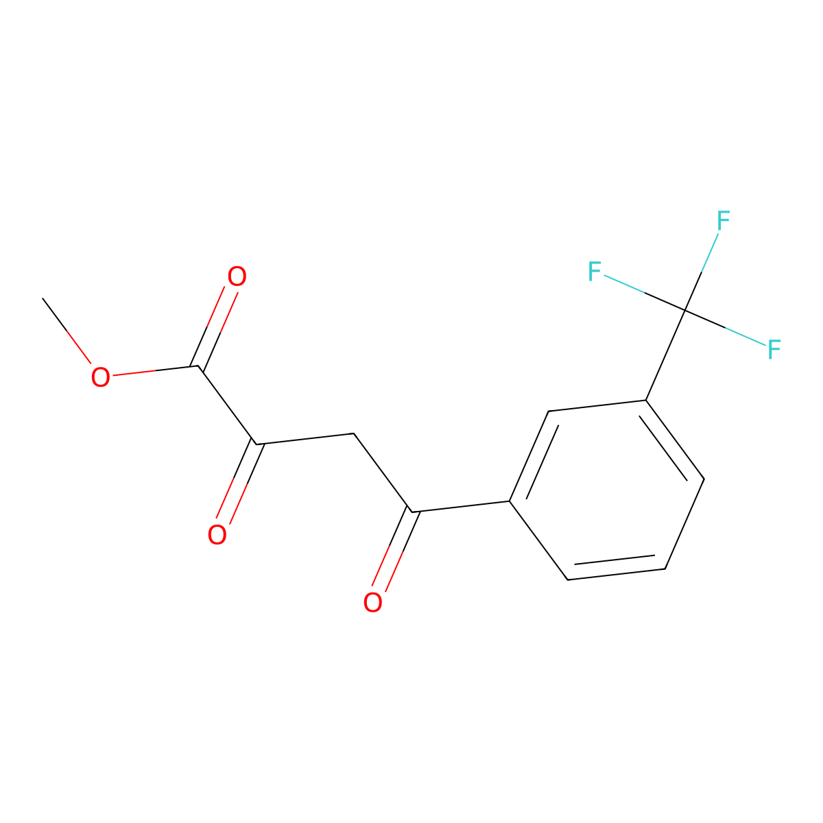 Methyl 2,4-dioxo-4-(3-(trifluoromethyl)phenyl)butanoate molecular structure, CAS 1039930-45-4
