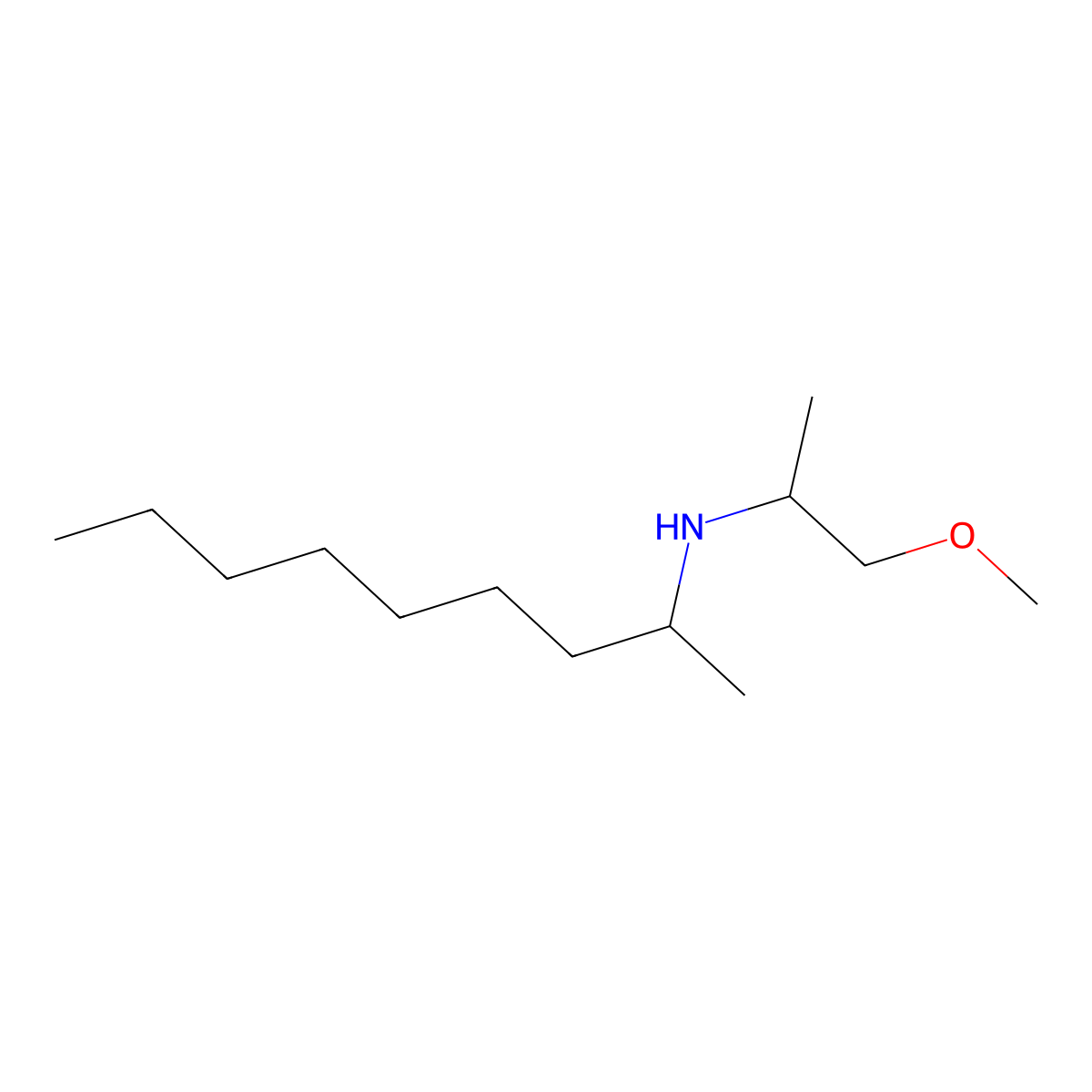 (1-Methoxypropan-2-yl)(nonan-2-yl)amine molecular structure, CAS 1039932-16-5