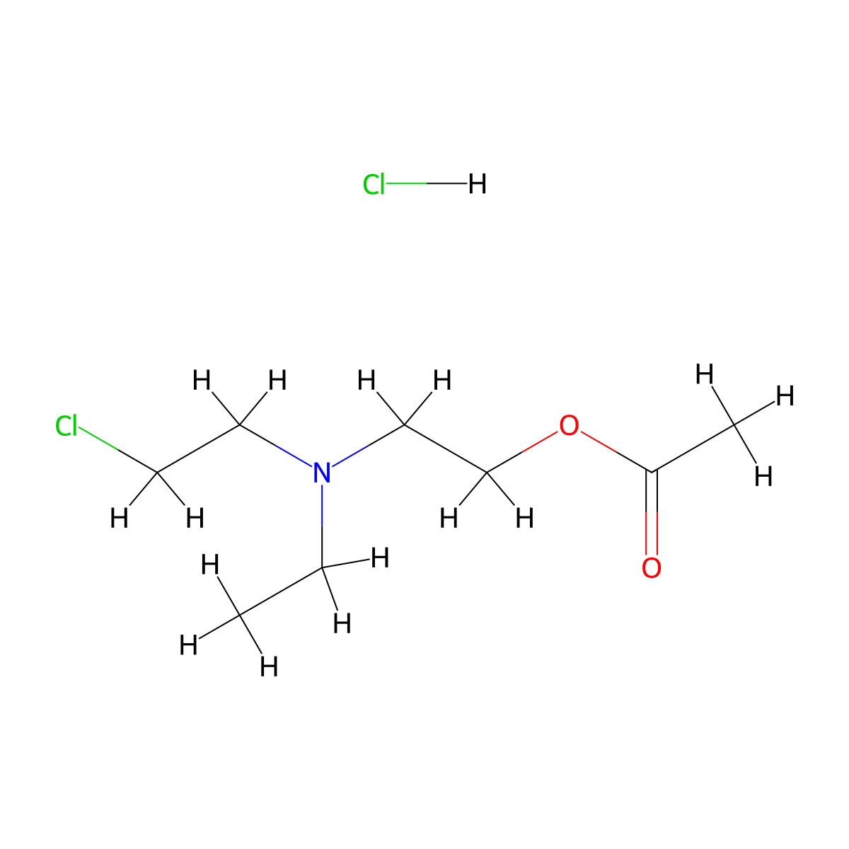 Acetyl AF-64 molecular structure, CAS 103994-00-9