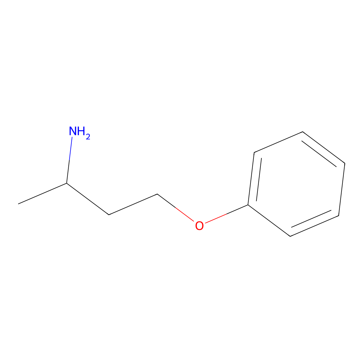 4-Phenoxybutan-2-amine molecular structure, CAS 1039950-17-8