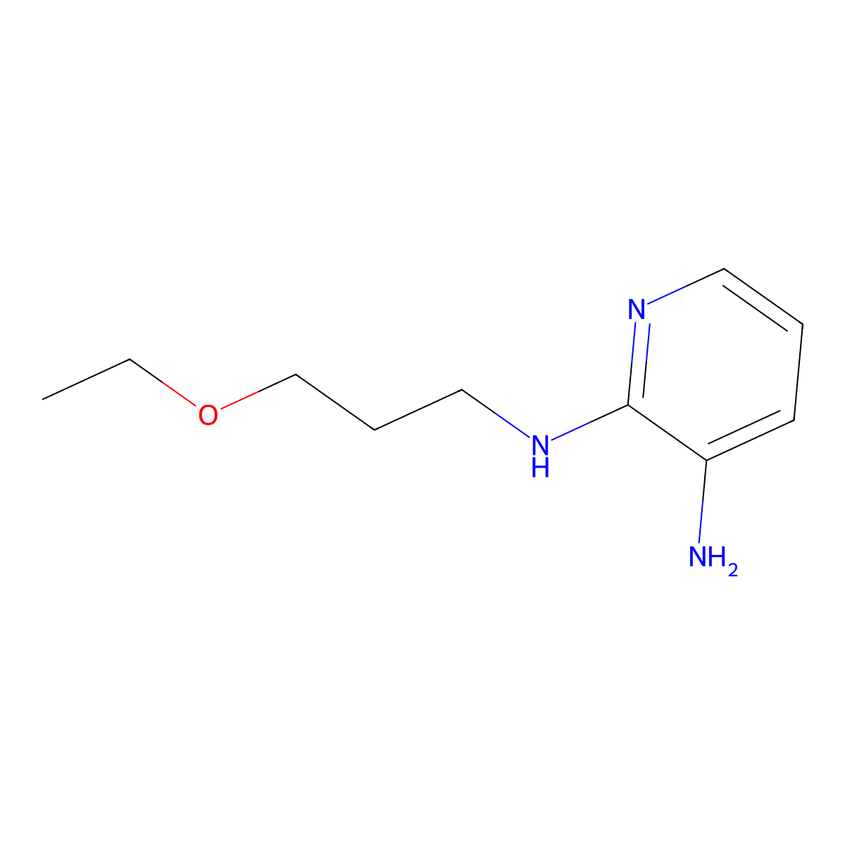 N2-(3-Ethoxypropyl)pyridine-2,3-diamine molecular structure, CAS 1039967-19-5