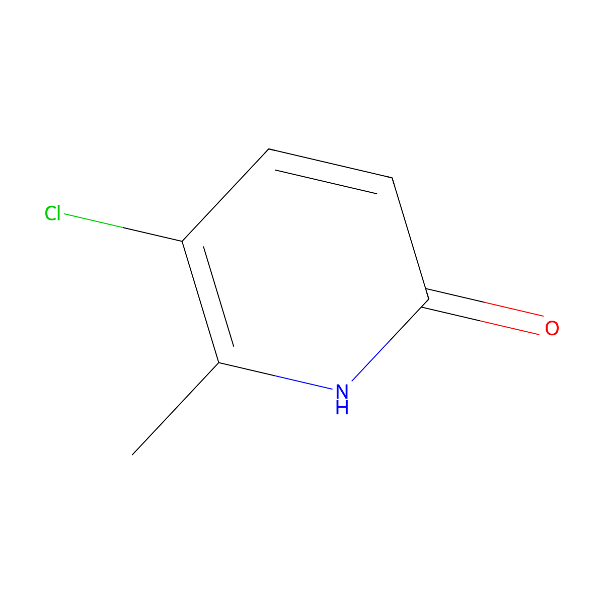5-Chloro-6-methylpyridin-2-ol molecular structure, CAS 103997-23-5