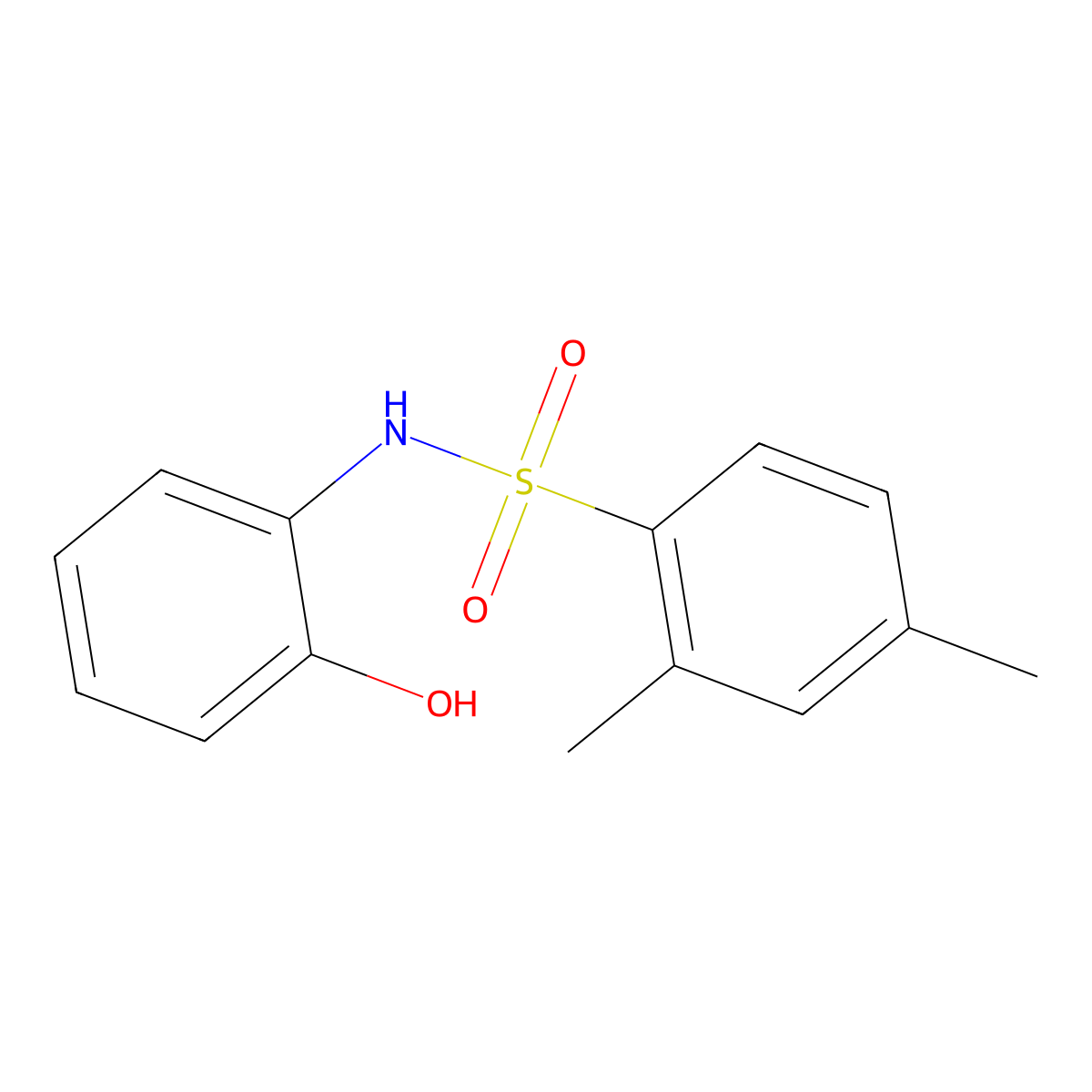 [(2,4-Dimethylphenyl)sulfonyl](2-hydroxyphenyl)amine molecular structure, CAS 1039984-24-1