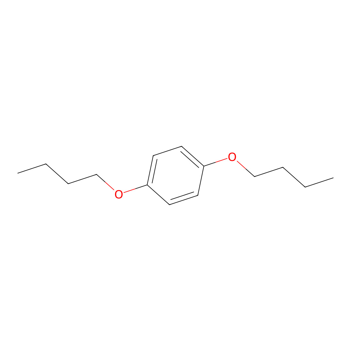 1,4-Dibutoxybenzene molecular structure, CAS 104-36-9
