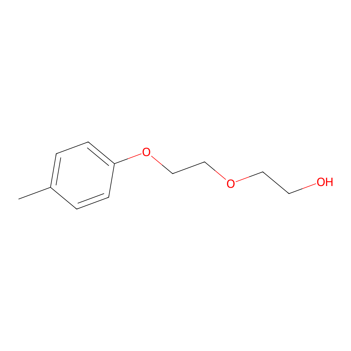 2-(2-(p-Tolyloxy)ethoxy)ethanol molecular structure, CAS 104-39-2