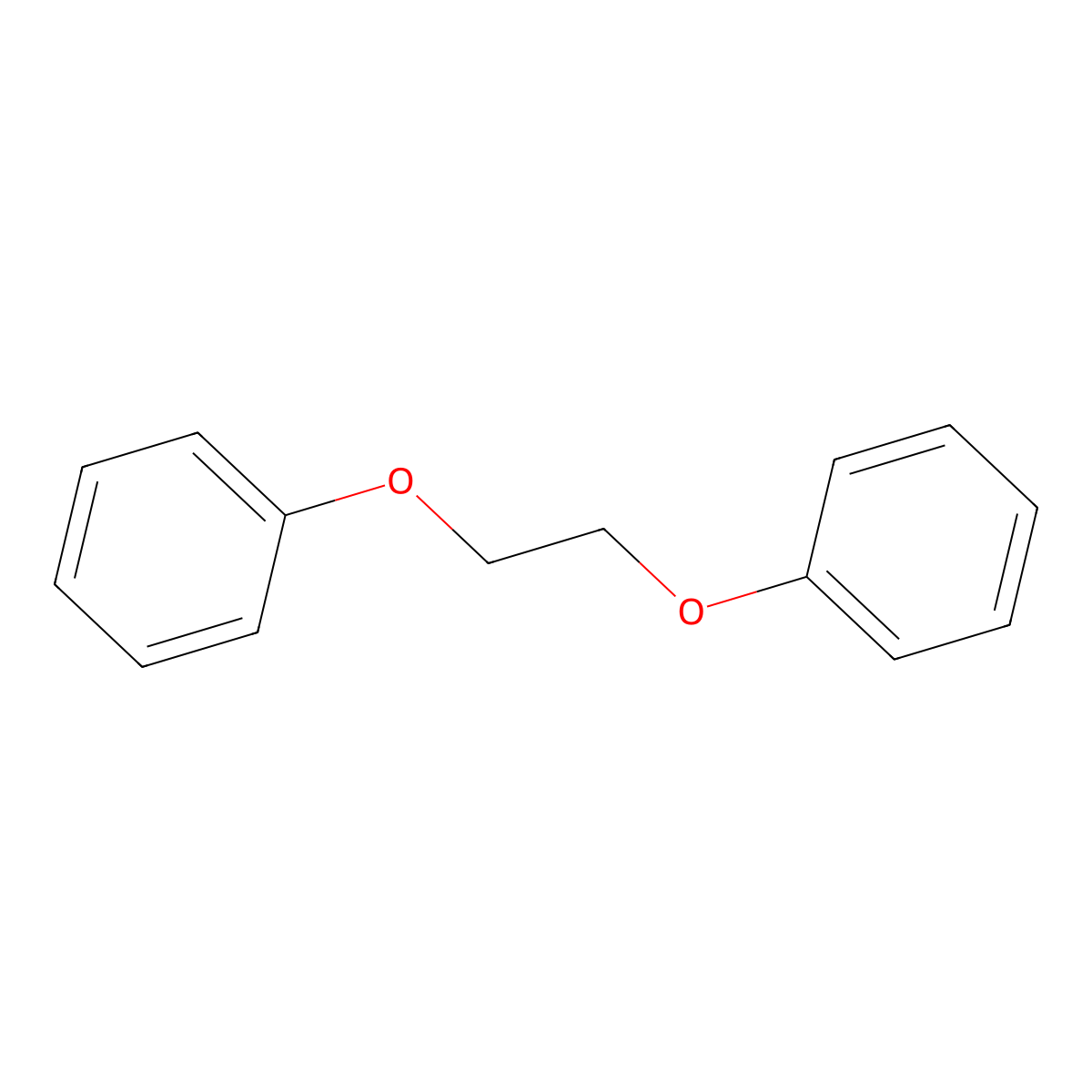 1,2-Diphenoxyethane molecular structure, CAS 104-66-5