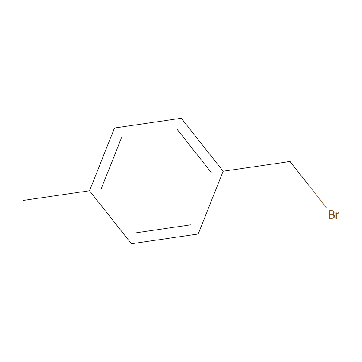 p-Xylyl bromide molecular structure, CAS 104-81-4