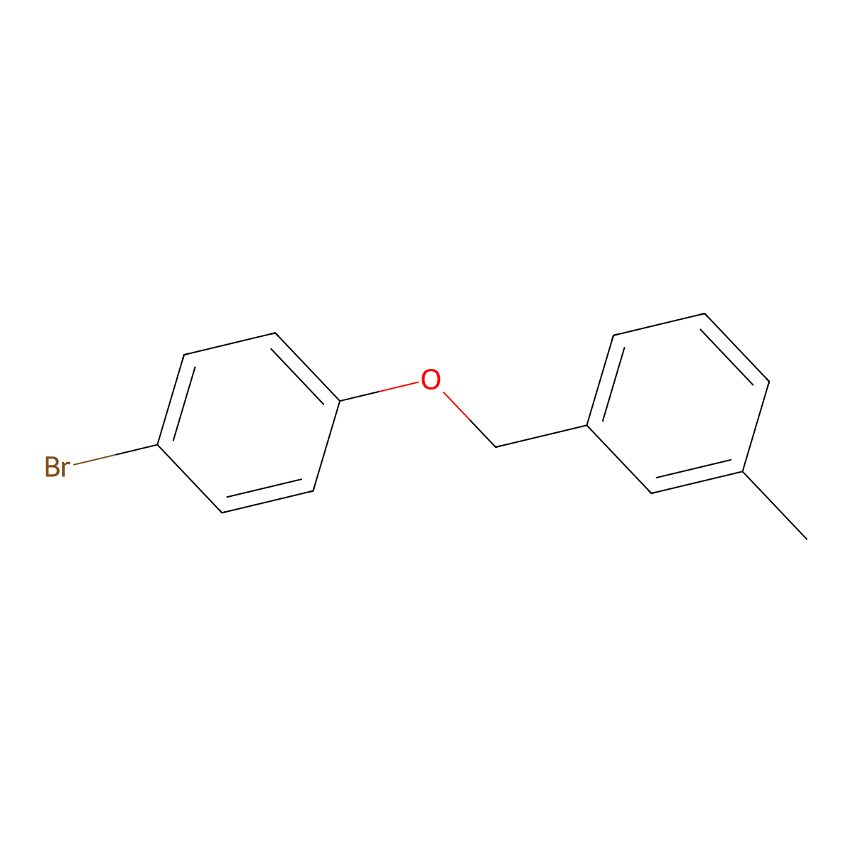 4-Bromophenyl-(3-methylbenzyl)ether molecular structure, CAS 1040007-72-4
