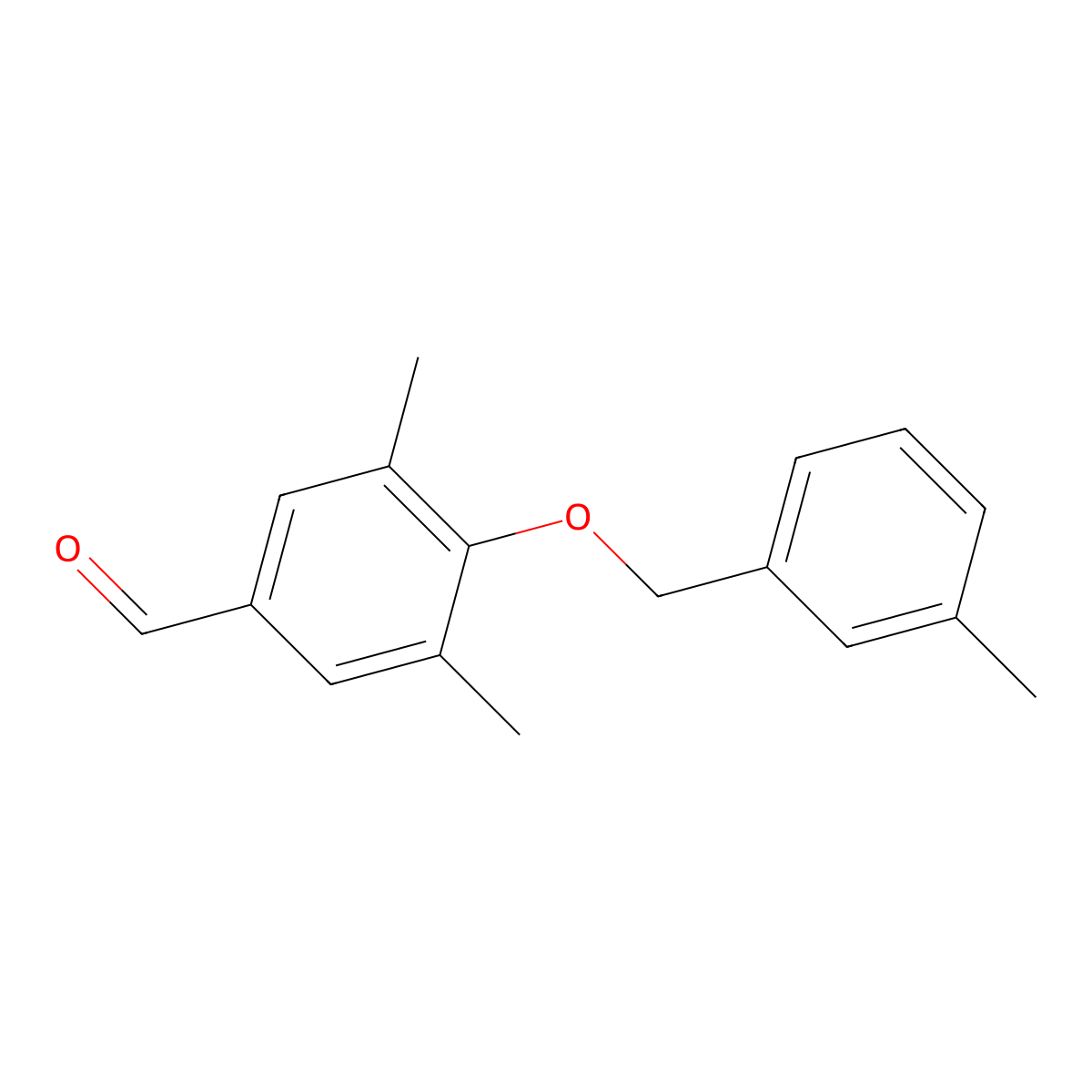 3,5-Dimethyl-4-[(3-methylphenyl)methoxy]benzaldehyde molecular structure, CAS 1040033-13-3