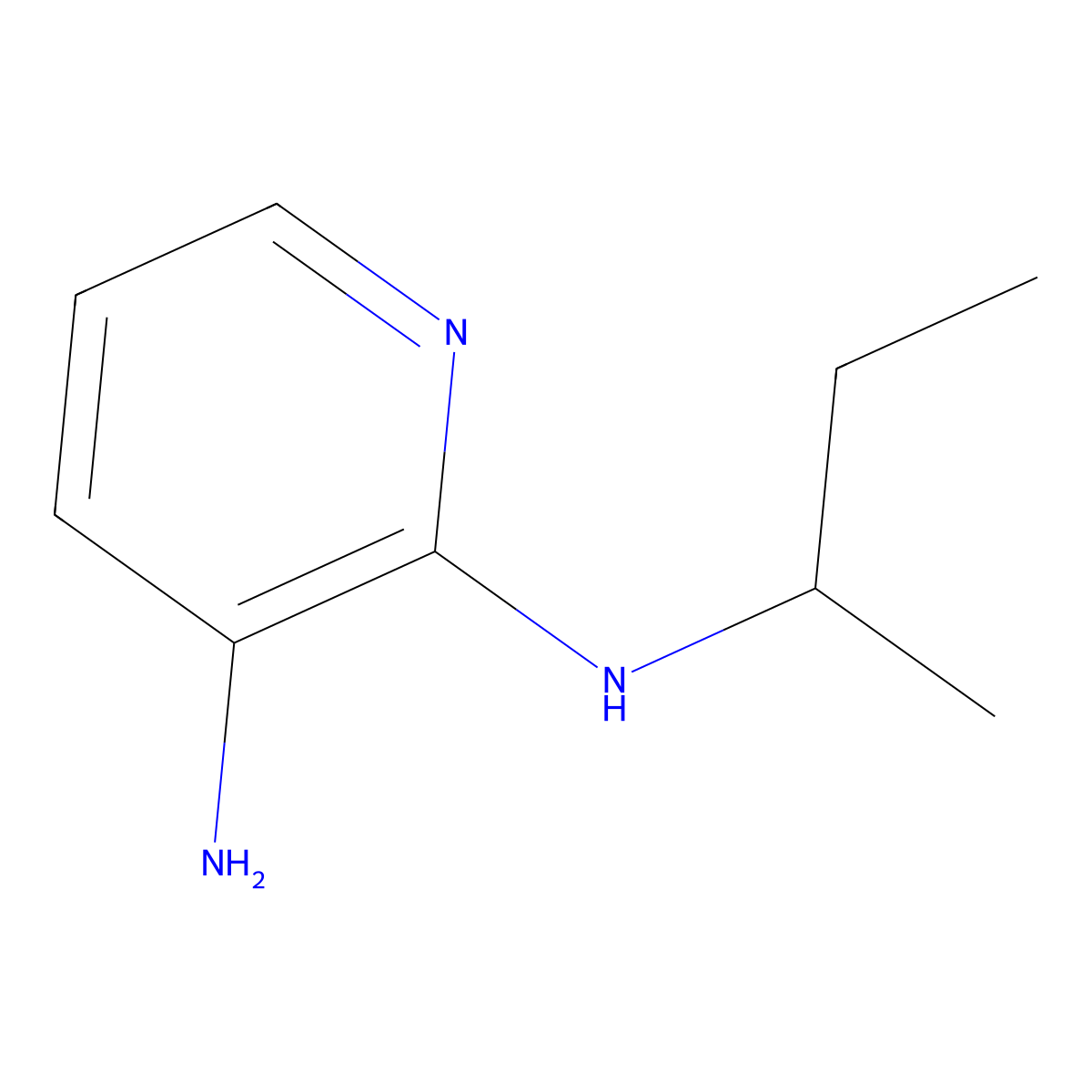 N2-(sec-Butyl)-2,3-pyridinediamine molecular structure, CAS 1040042-71-4