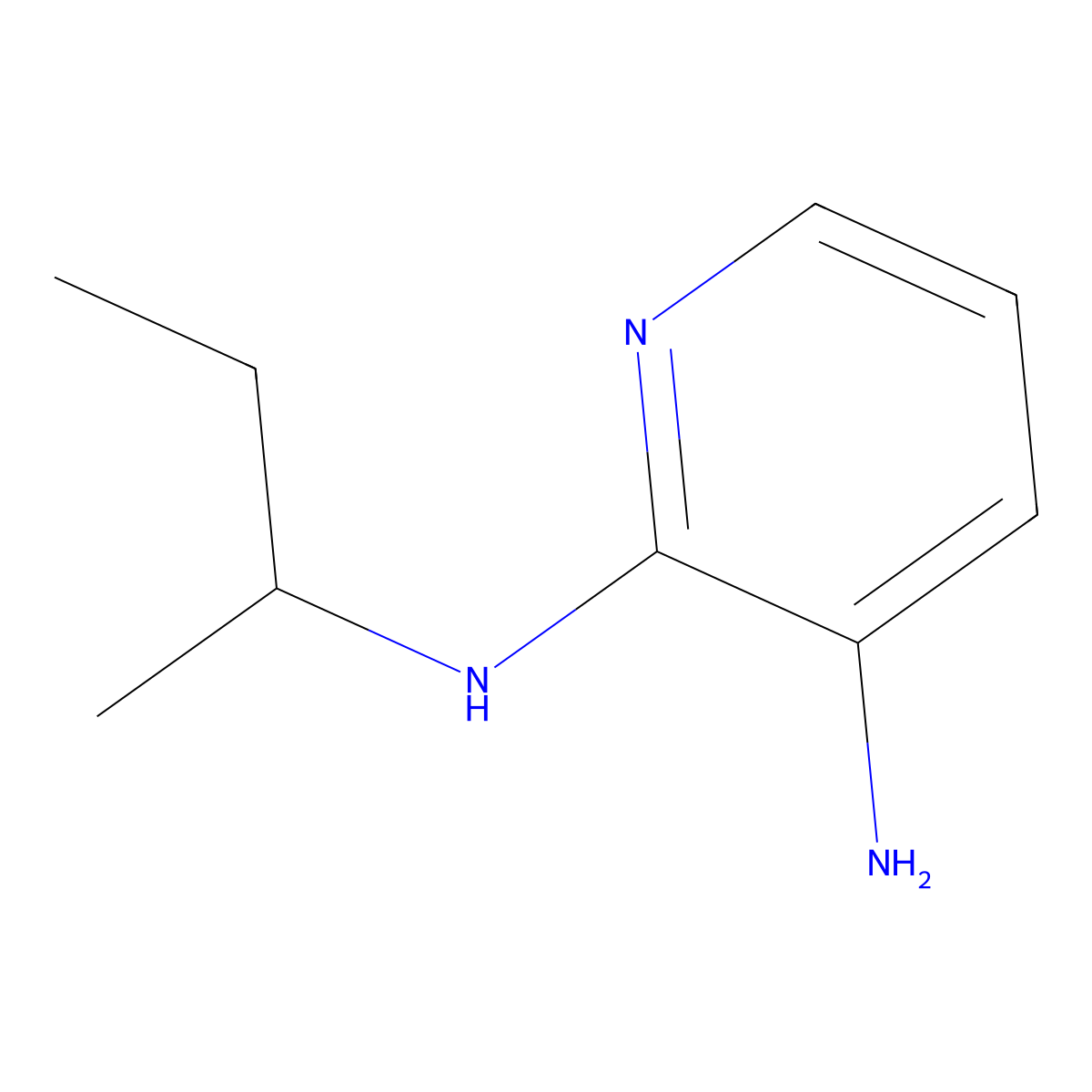 N2-(sec-Butyl)-2,3-pyridinediamine molecular structure, CAS 1040042-71-4