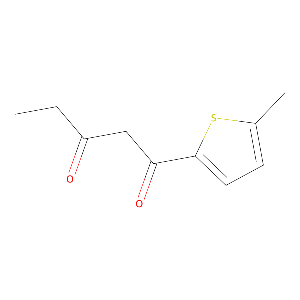 1-(5-Methylthiophen-2-yl)pentane-1,3-dione molecular structure, CAS 1040075-87-3