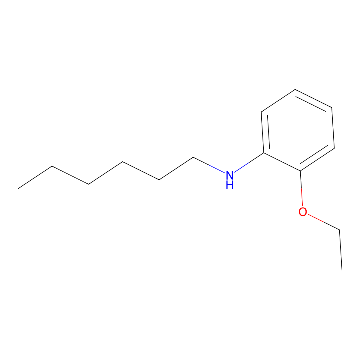 N-(2-Ethoxyphenyl)-N-hexylamine molecular structure, CAS 1040078-30-5
