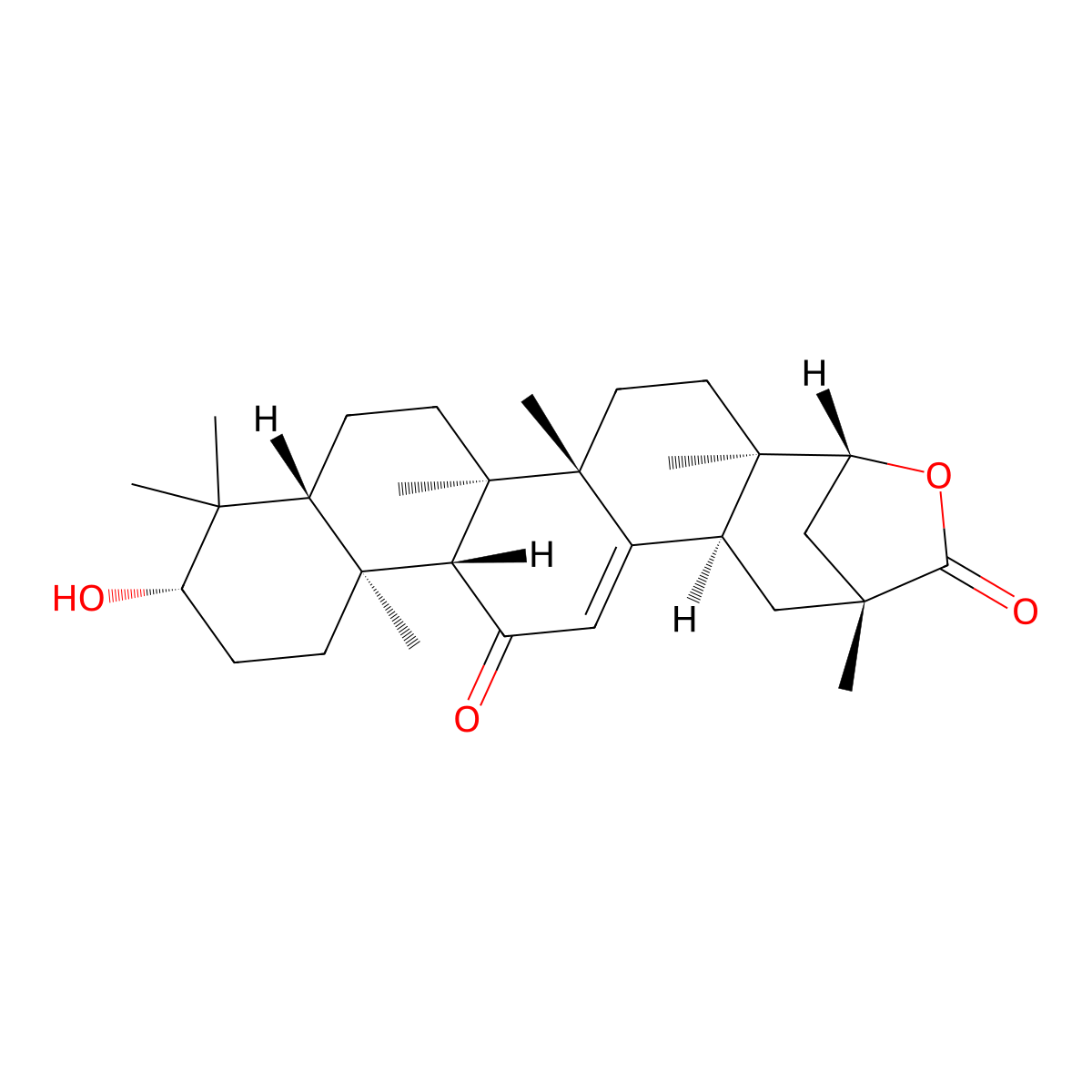 Glabrolide molecular structure, CAS 10401-33-9