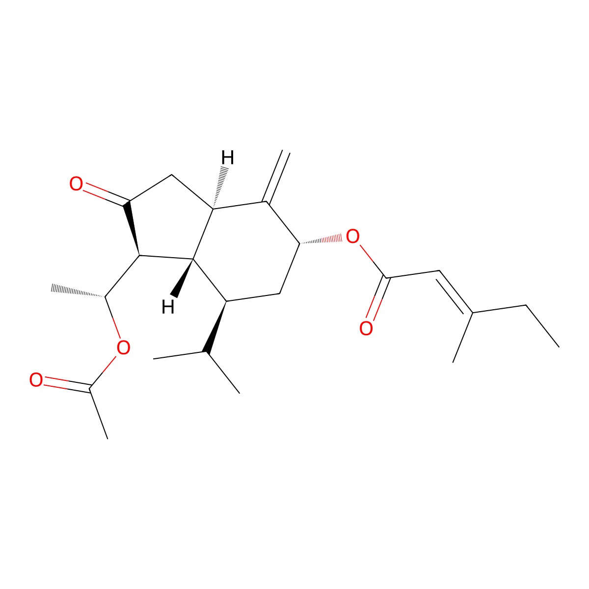 Tussilagone molecular structure, CAS 104012-37-5