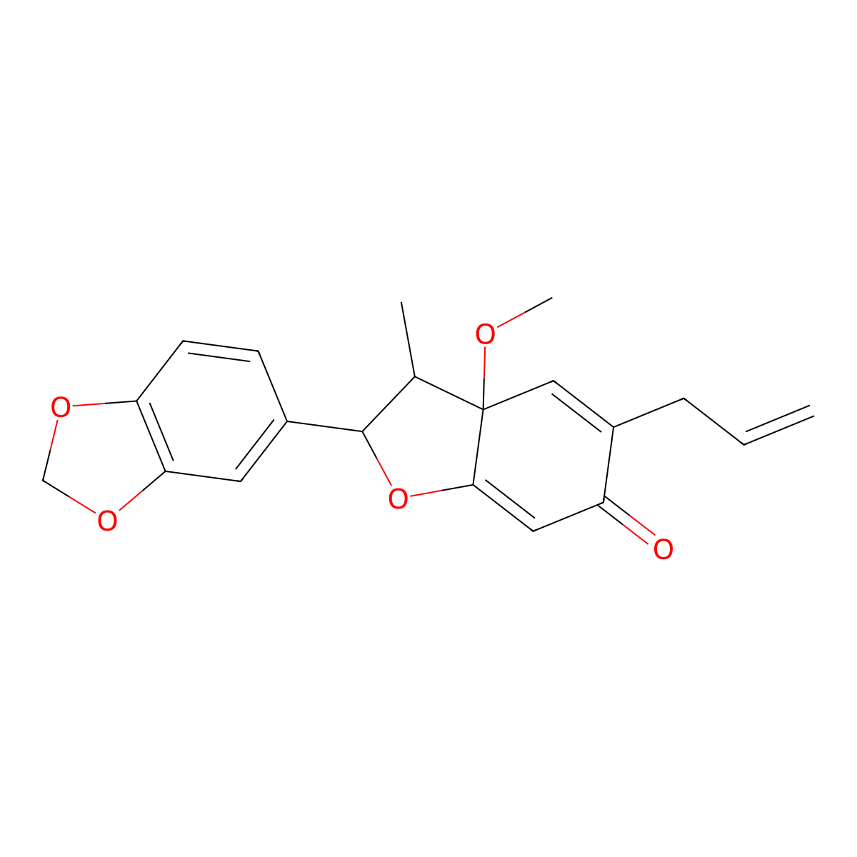 Hancinone molecular structure, CAS 104013-61-8
