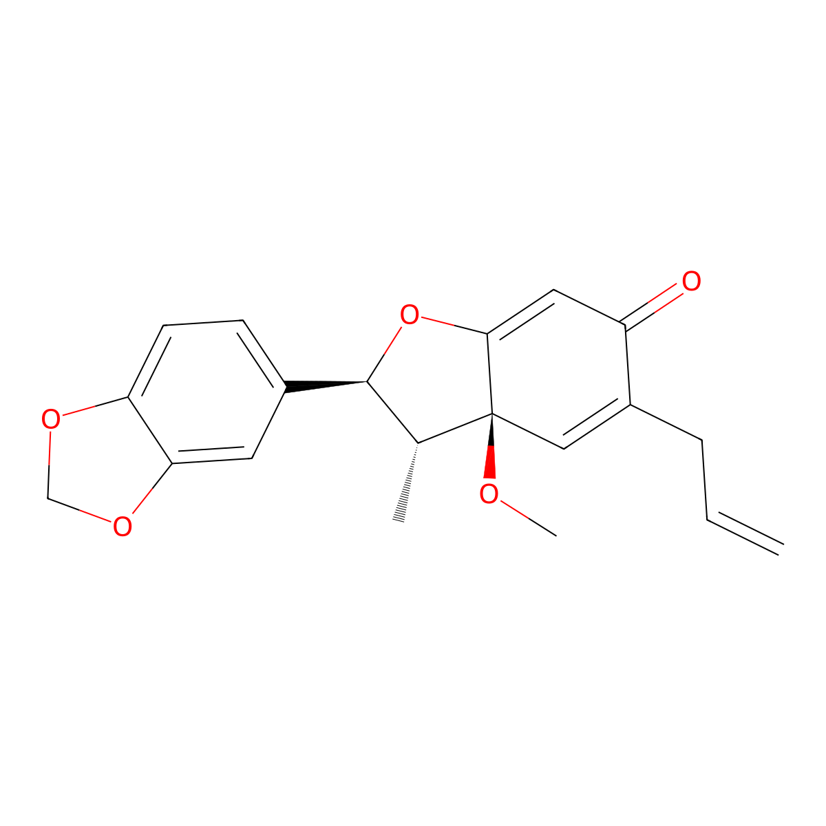 Hancinone molecular structure, CAS 104013-61-8
