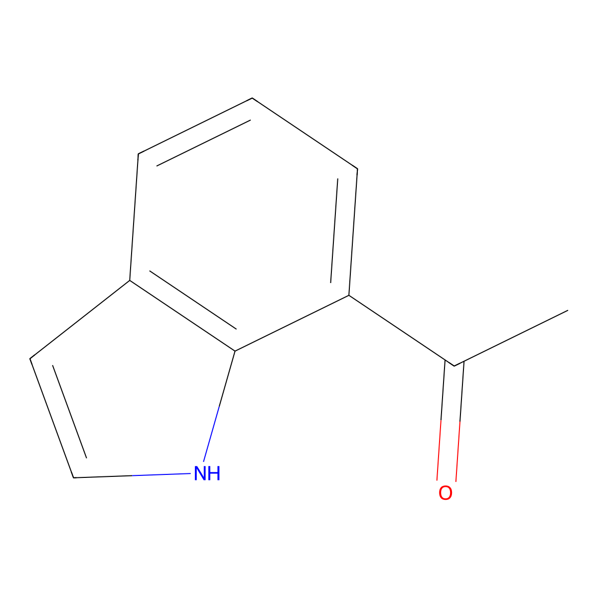 1-(1H-indol-7-yl)ethanone molecular structure, CAS 104019-20-7