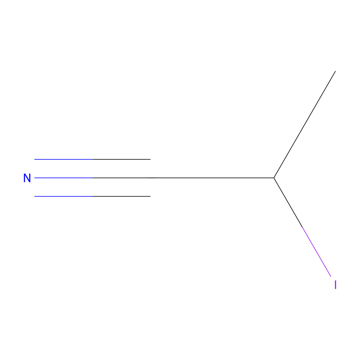 2-Iodopropanenitrile molecular structure, CAS 104024-32-0