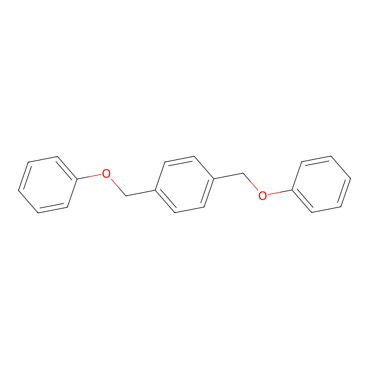 1,4-Bis(phenoxymethyl)benzene molecular structure, CAS 10403-79-9