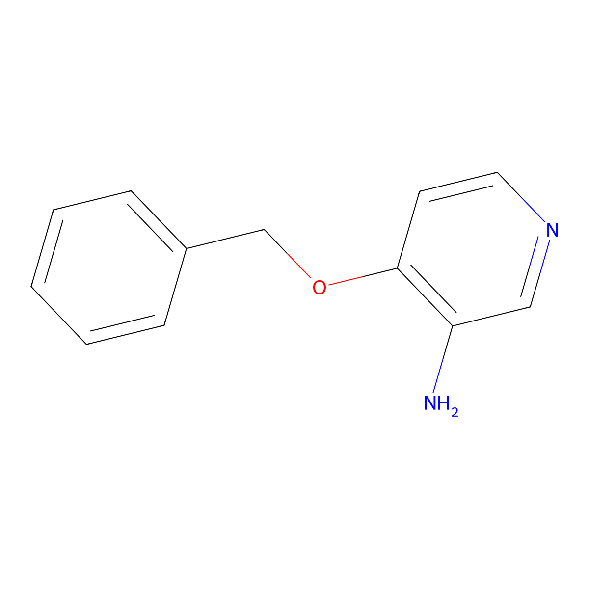 4-(Benzyloxy)pyridin-3-amine molecular structure, CAS 1040314-69-9