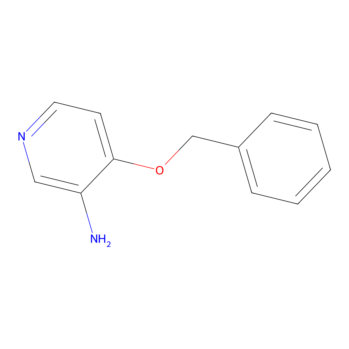 4-(Benzyloxy)pyridin-3-amine molecular structure, CAS 1040314-69-9