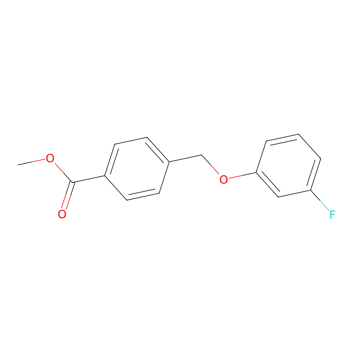 Methyl 4-((3-fluorophenoxy)methyl)benZoate molecular structure, CAS 1040315-25-0