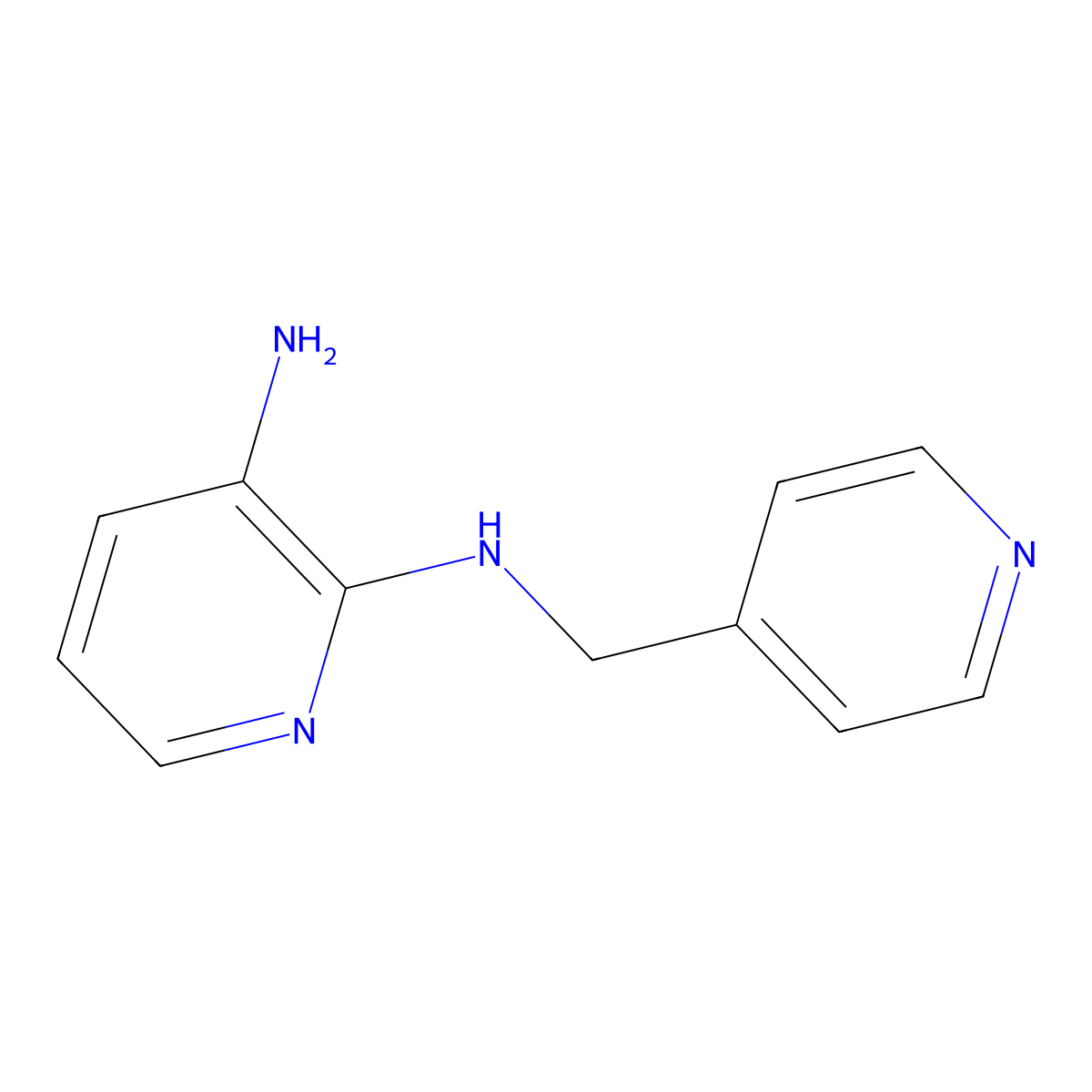N2-(4-Pyridinylmethyl)-2,3-pyridinediamine molecular structure, CAS 1040316-08-2
