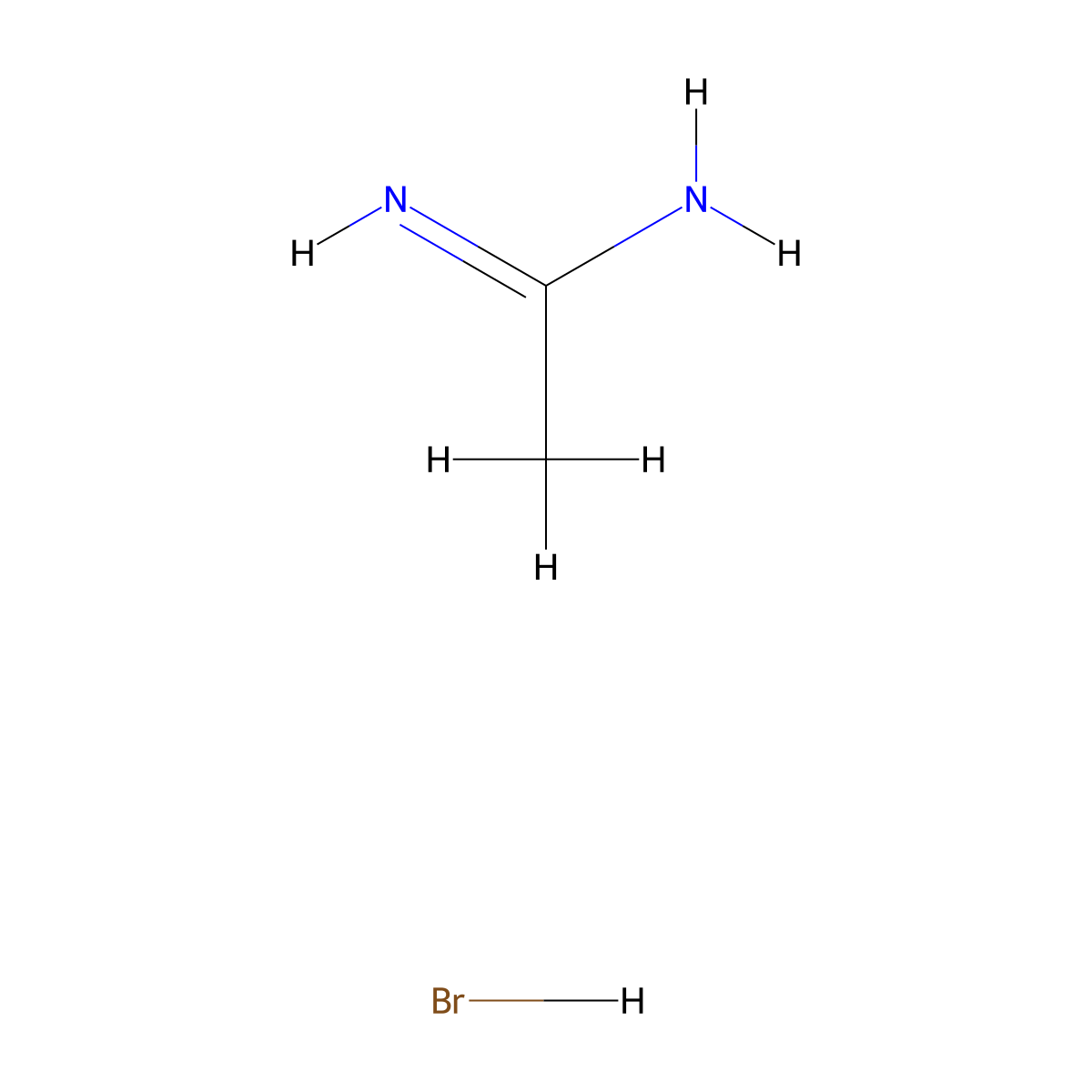 Acetamidine Hydrobromide molecular structure, CAS 1040352-82-6
