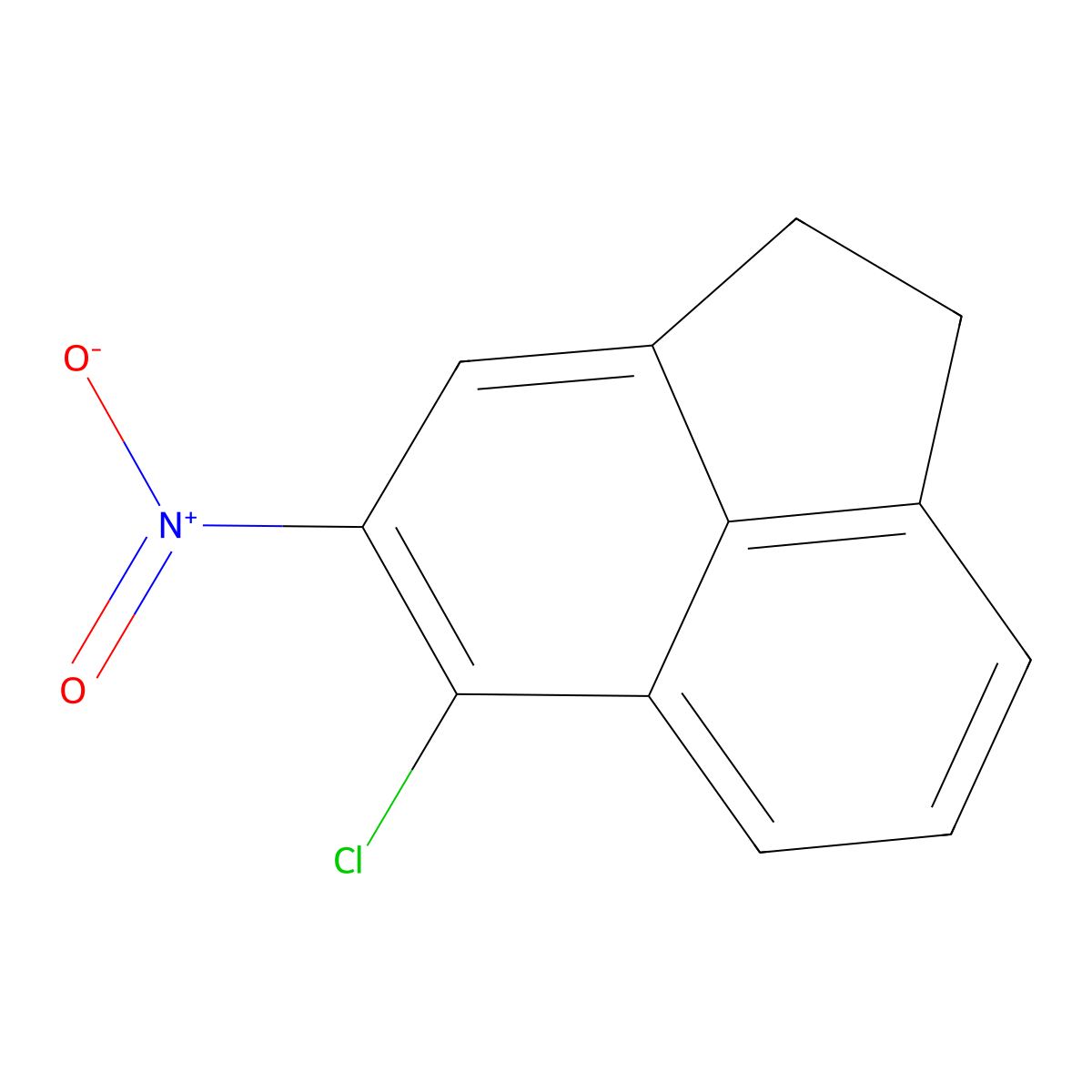 5-Chloro-4-nitro-1,2-dihydroacenaphthylene molecular structure, CAS 104036-78-4
