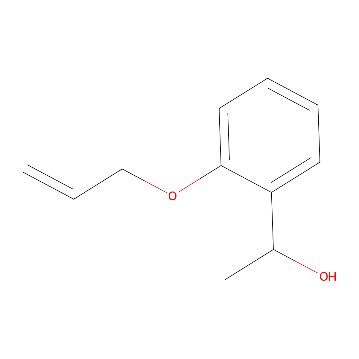 1-(2-(Allyloxy)phenyl)ethanol molecular structure, CAS 104037-26-5