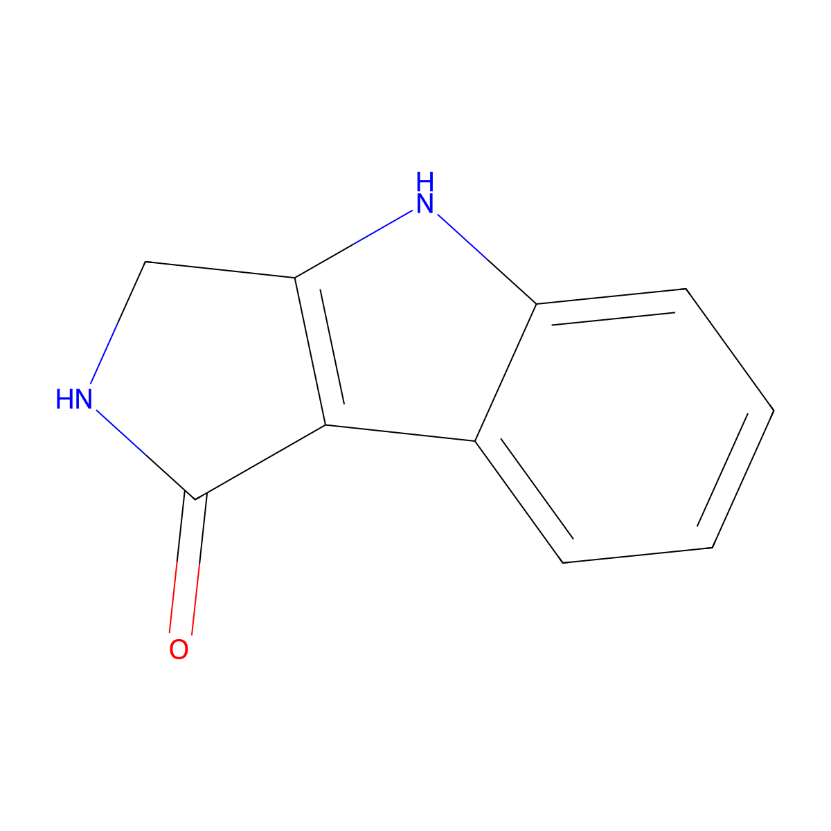 3,4-dihydro-Pyrrolo[3,4-b]indol-1(2H)-one molecular structure, CAS 1040375-79-8