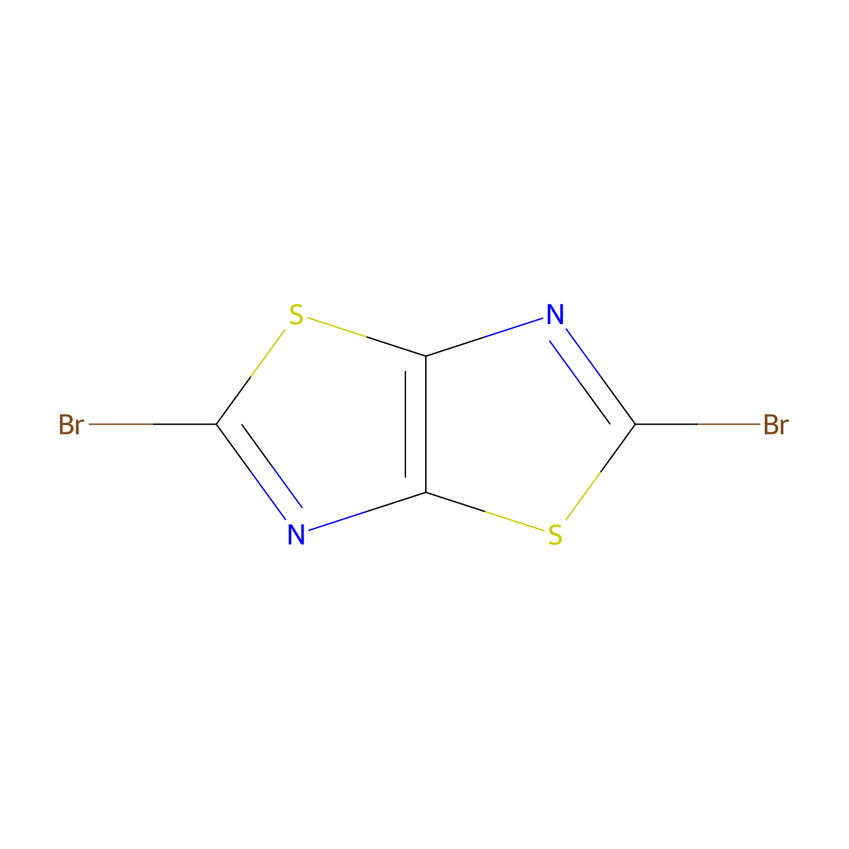 2,5-Dibromothiazolo[5,4-d]thiazole molecular structure, CAS 1040390-19-9