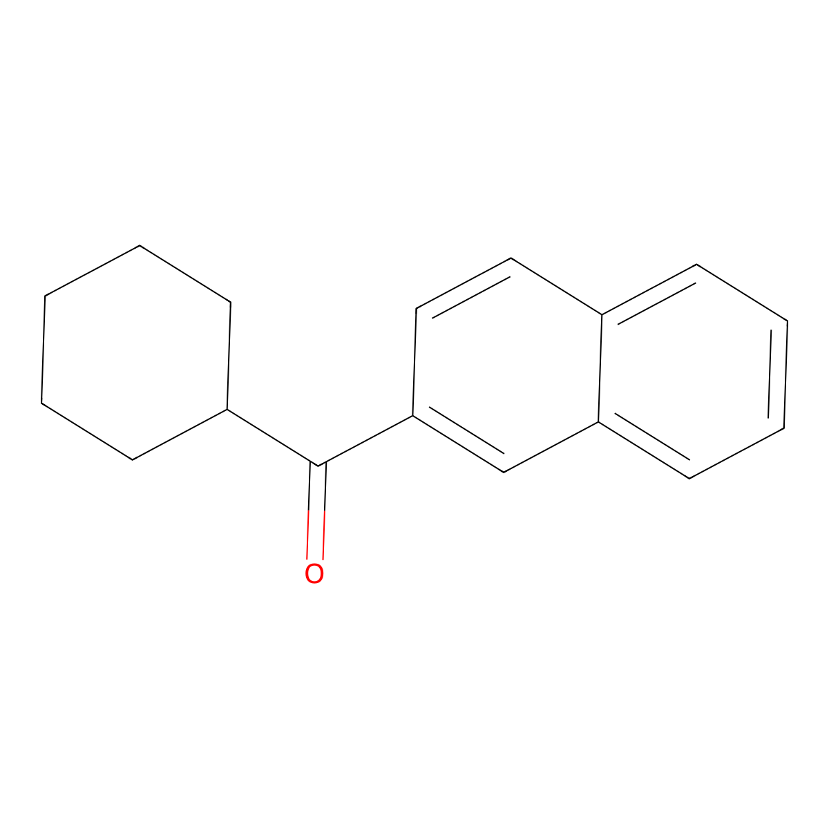Cyclohexyl(2-naphthyl)methanone molecular structure, CAS 10404-26-9