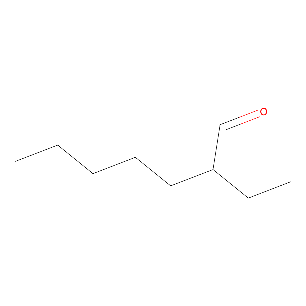 Heptanal, ethyl- molecular structure, CAS 104049-84-5