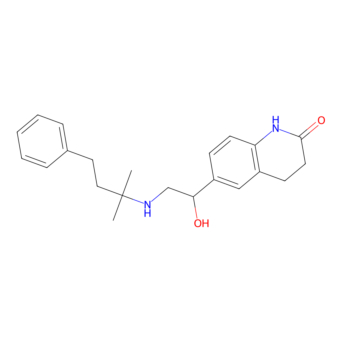 Brefonalol molecular structure, CAS 104051-20-9