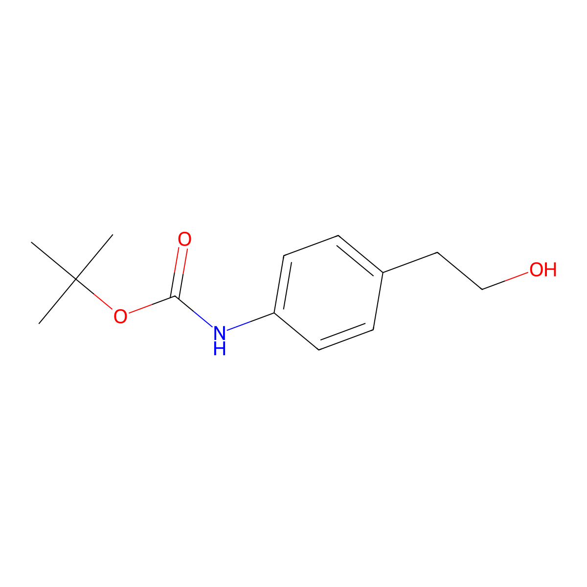 N-Boc-2-(4-aminophenyl)ethanol molecular structure, CAS 104060-23-3