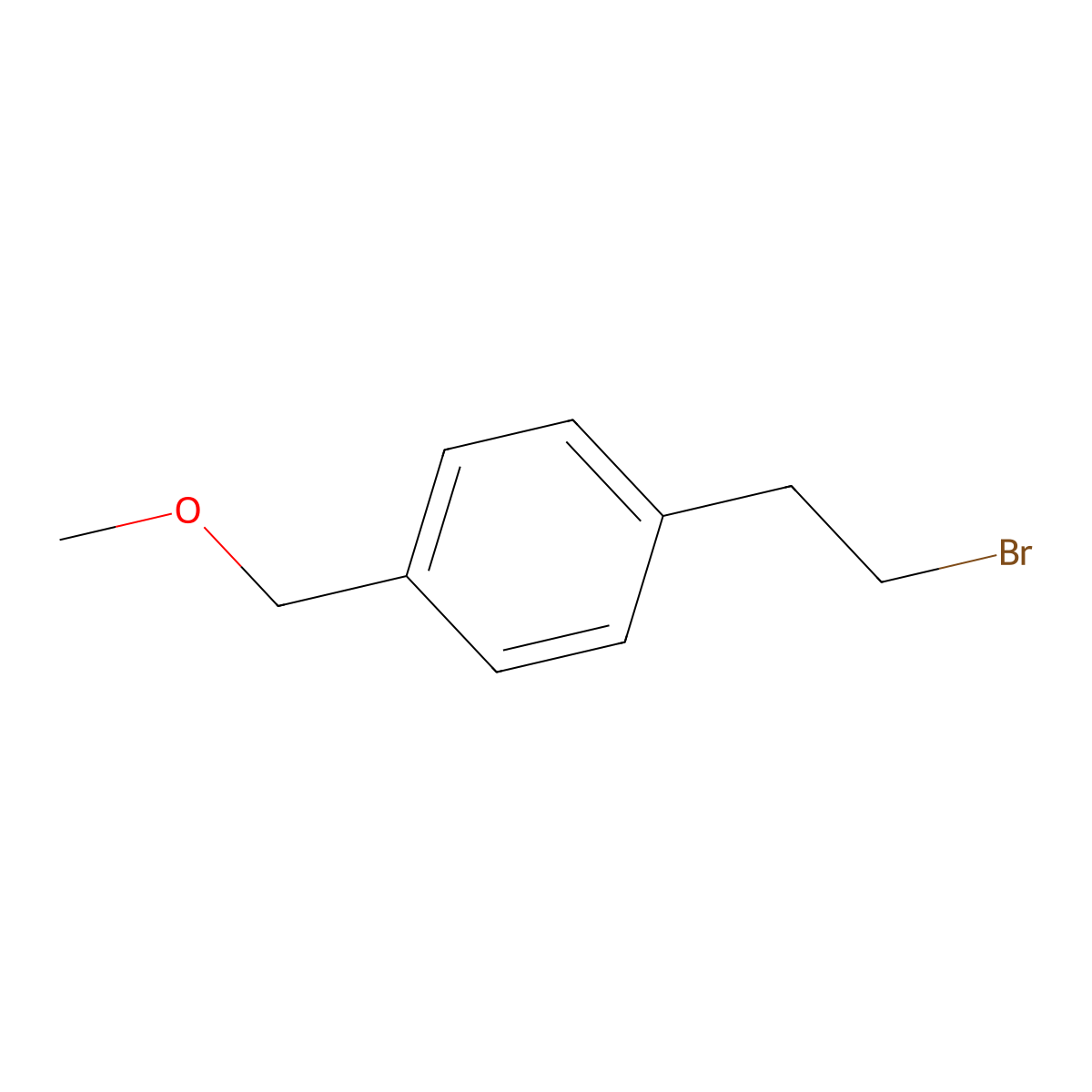 4-(Methoxymethyl)phenylethyl bromide molecular structure, CAS 104060-25-5