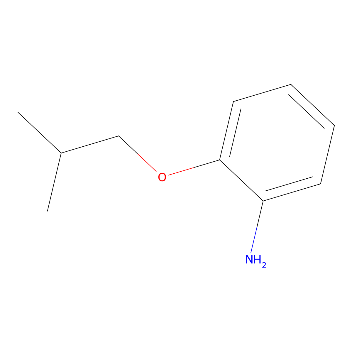 (2-Isobutoxyphenyl)amine molecular structure, CAS 104065-95-4
