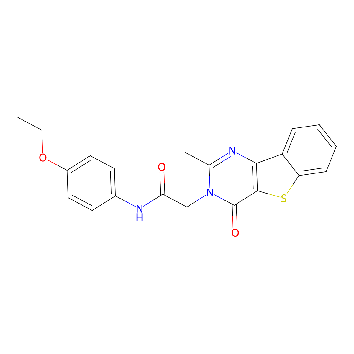 N-(4-ethoxyphenyl)-2-{4-methyl-6-oxo-8-thia-3,5-diazatricyclo[7.4.0.0^{2,7}]trideca-1(13),2(7),3,9,11-pentaen-5-yl}acetamide molecular structure, CAS 1040657-01-9
