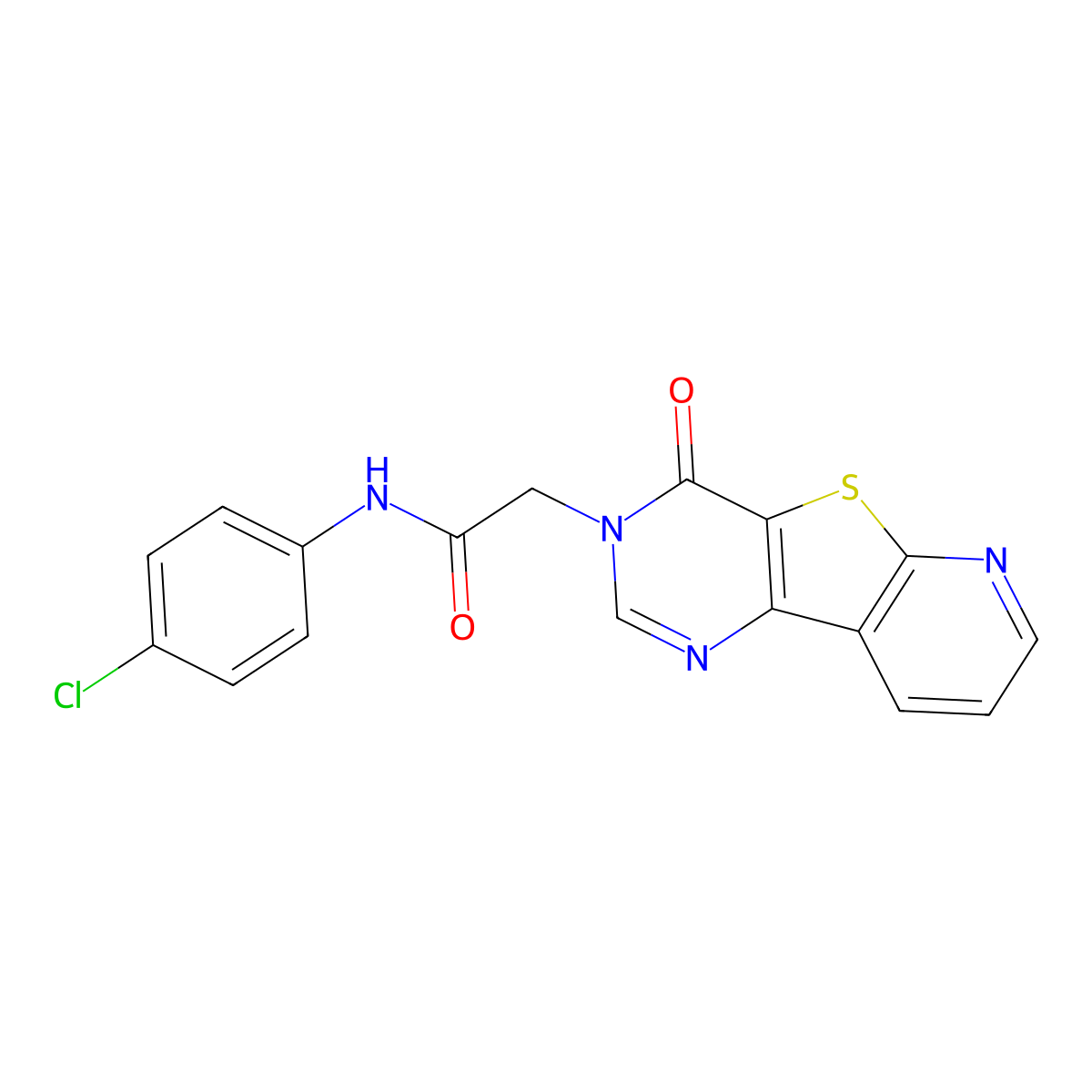 N-(4-chlorophenyl)-2-{6-oxo-8-thia-3,5,10-triazatricyclo[7.4.0.0^{2,7}]trideca-1(9),2(7),3,10,12-pentaen-5-yl}acetamide molecular structure, CAS 1040661-60-6