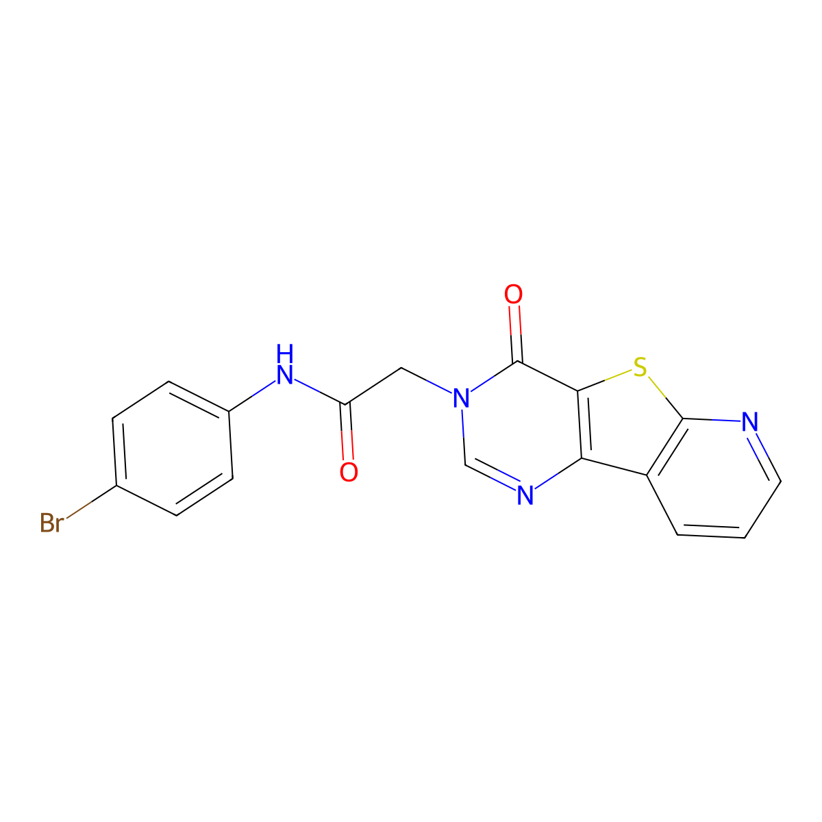 N-(4-bromophenyl)-2-{6-oxo-8-thia-3,5,10-triazatricyclo[7.4.0.0^{2,7}]trideca-1(9),2(7),3,10,12-pentaen-5-yl}acetamide molecular structure, CAS 1040661-74-2